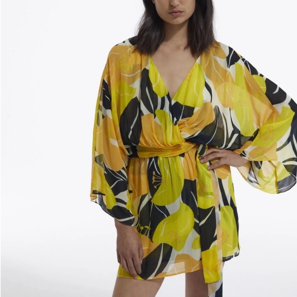 The Kooples Hibiscus Wrap Dress